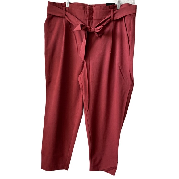 Torrid Brown self tie tapered pant NWT - Picture 7 of 13